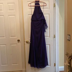 Purple gown Carmen mark Valvo collection